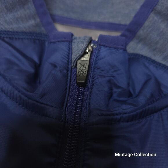 Rhone Tech Terry Full Zip Track Jacket Tasman Blue Gray Size XL With Back Pocket - Picture 3 of 14